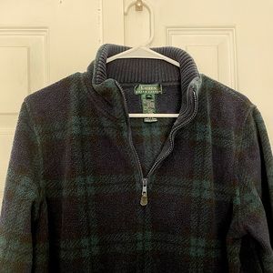 Ralph Lauren plaid quarter-zip size M
